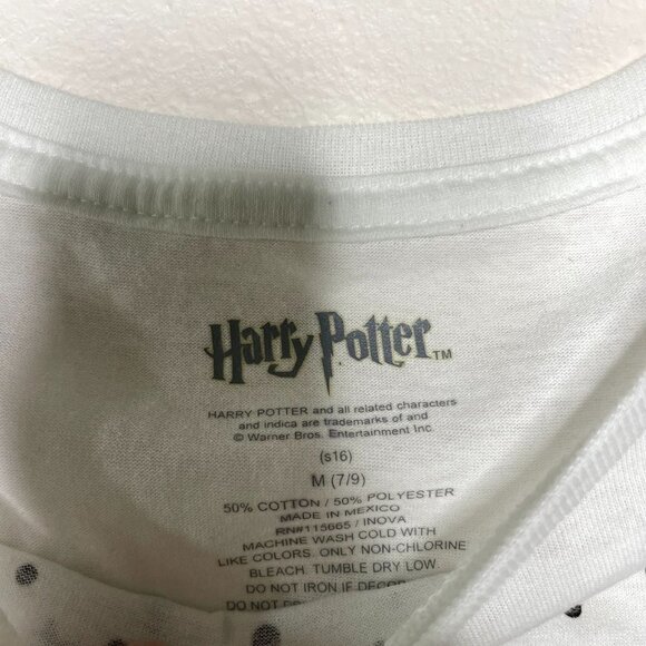 Harry Potter Graphic Tee "I Solemnly Swear That I Am Up To No Good" M 7-9 - Picture 4 of 5